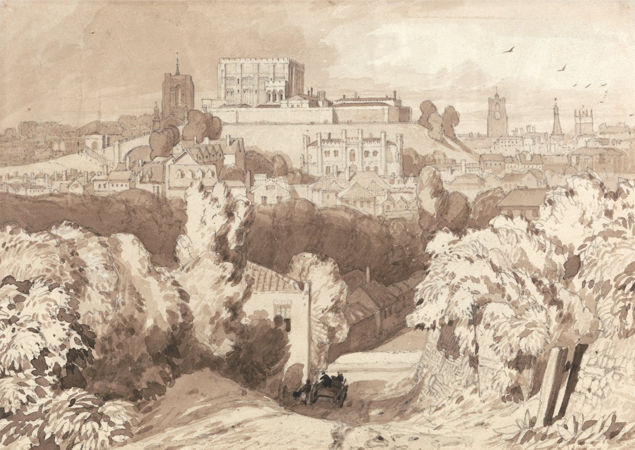 View of Norwich by Miles Edmund Cotman