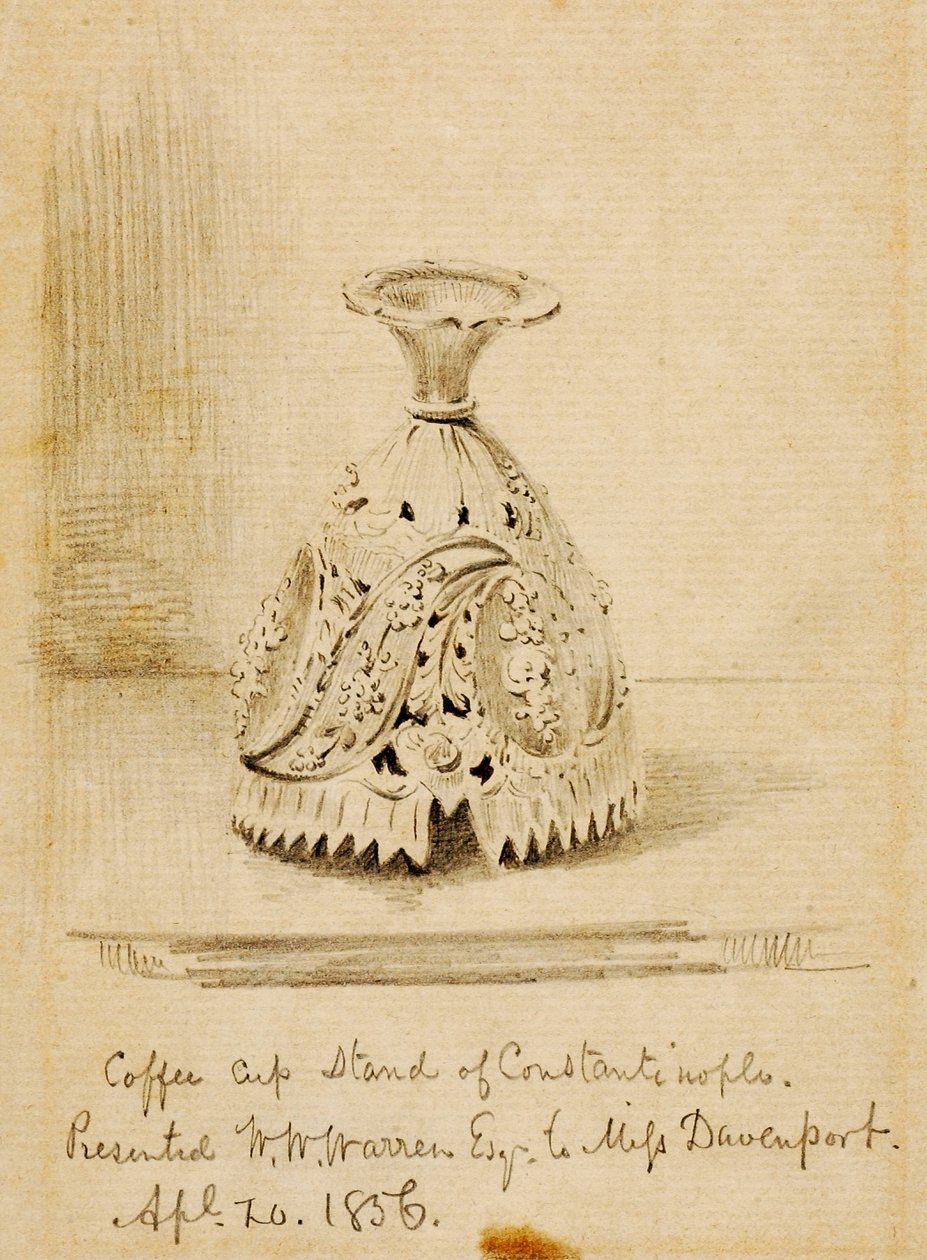 Coffee Cup Stand of Constantinople by Miner Kilbourne Kellogg