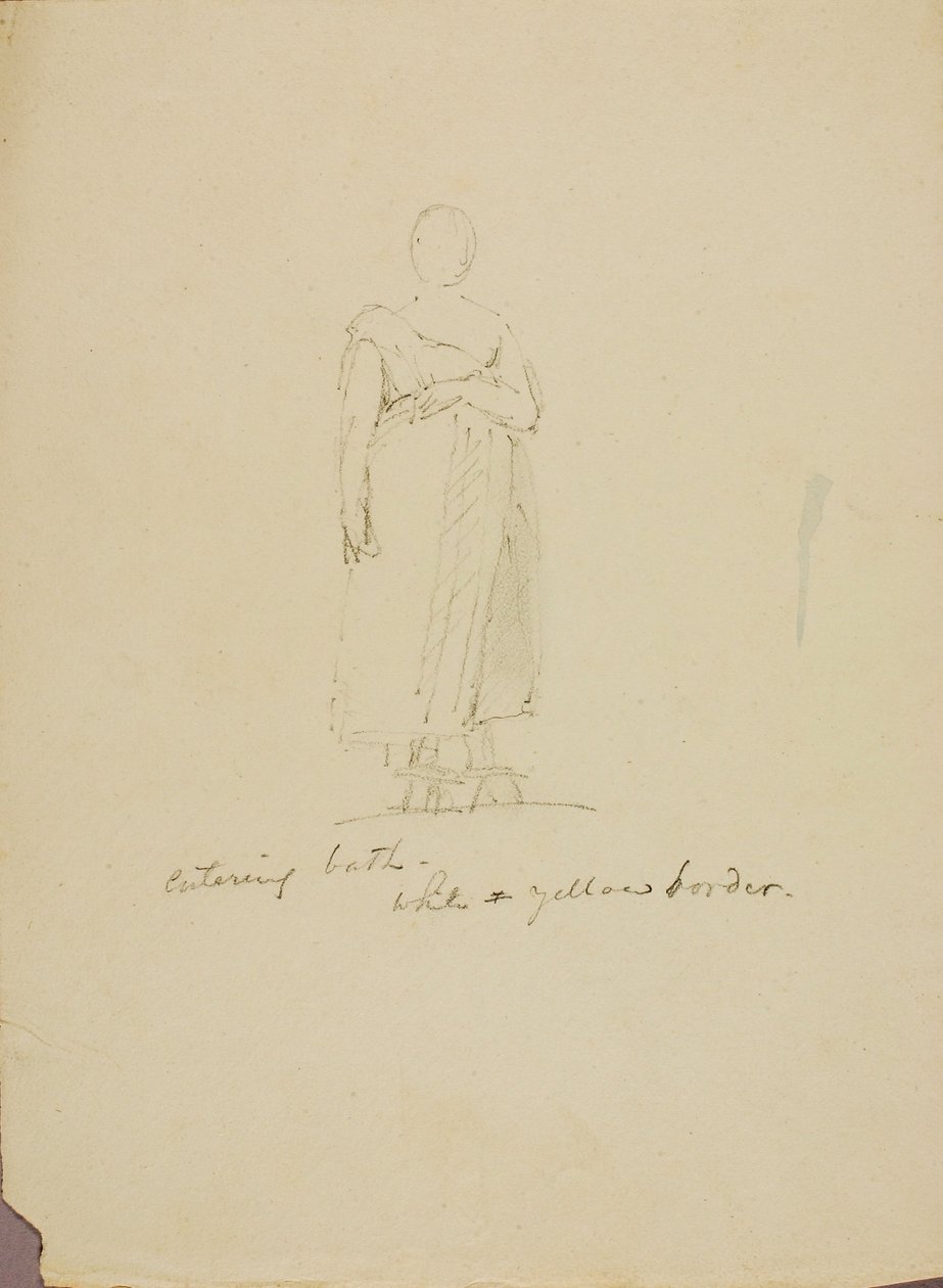 Figure Study (Entering Bath) by Miner Kilbourne Kellogg