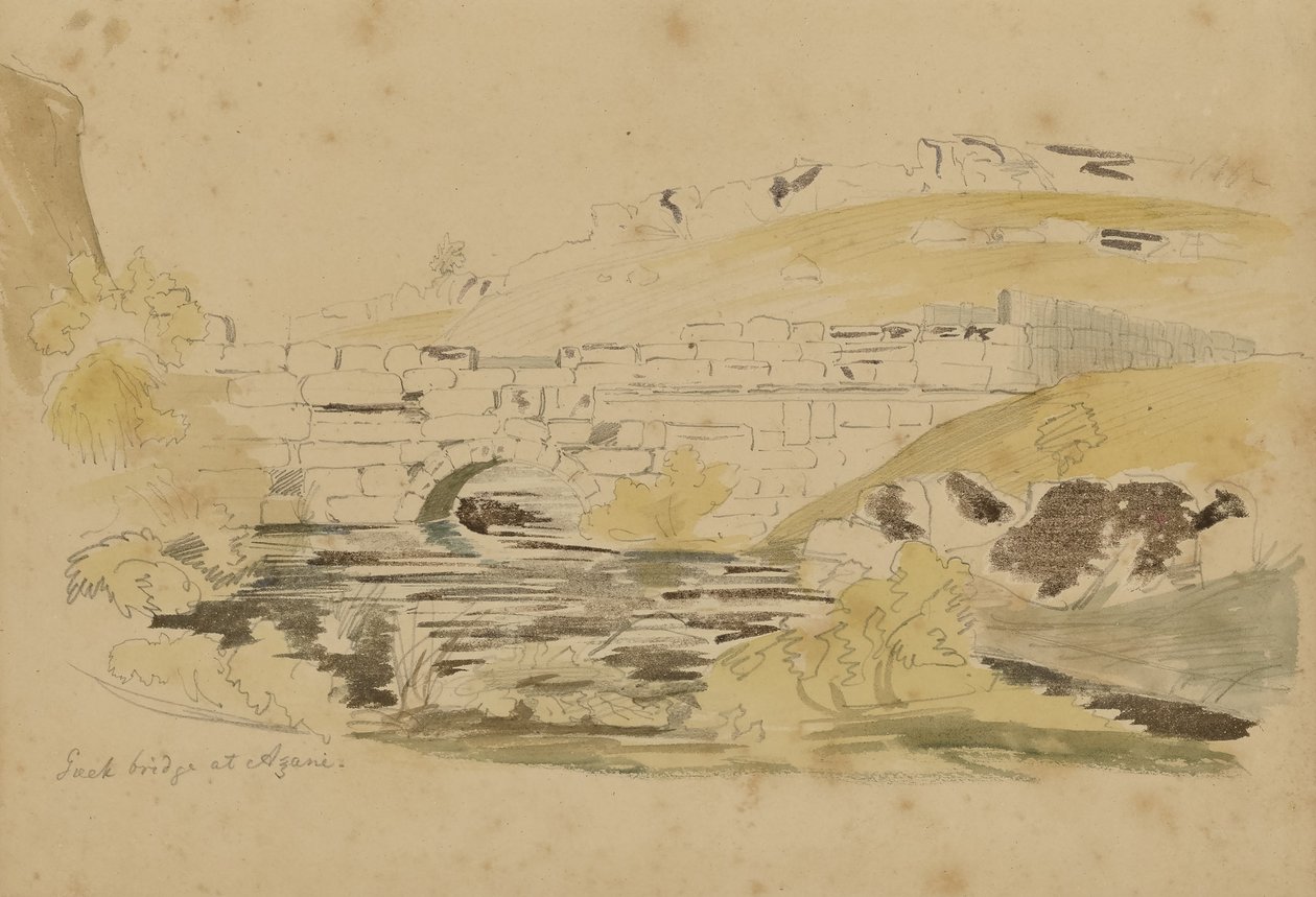 Greek Bridge at Azani by Miner Kilbourne Kellogg