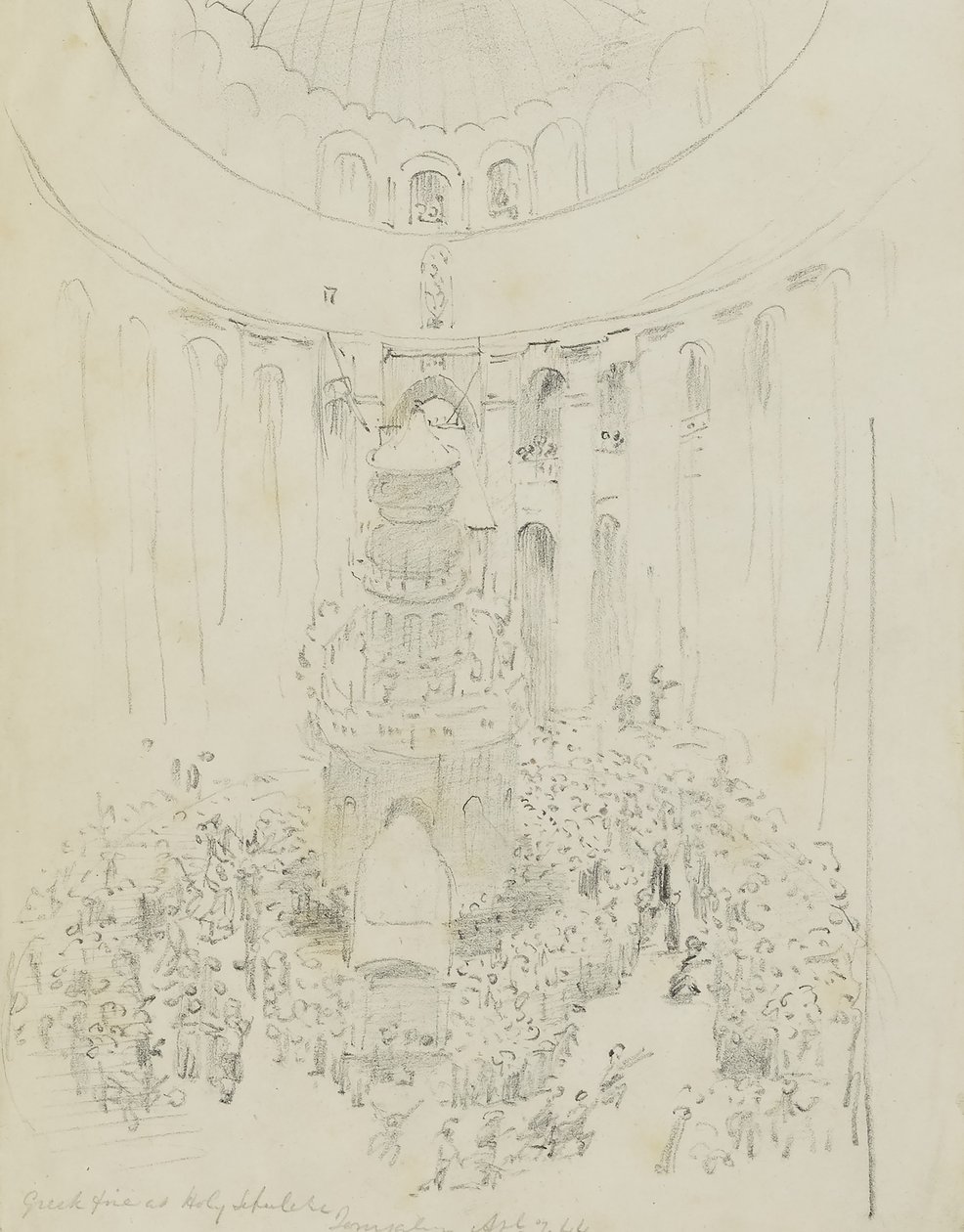 Holy Sepulchre, Jerusalem by Miner Kilbourne Kellogg