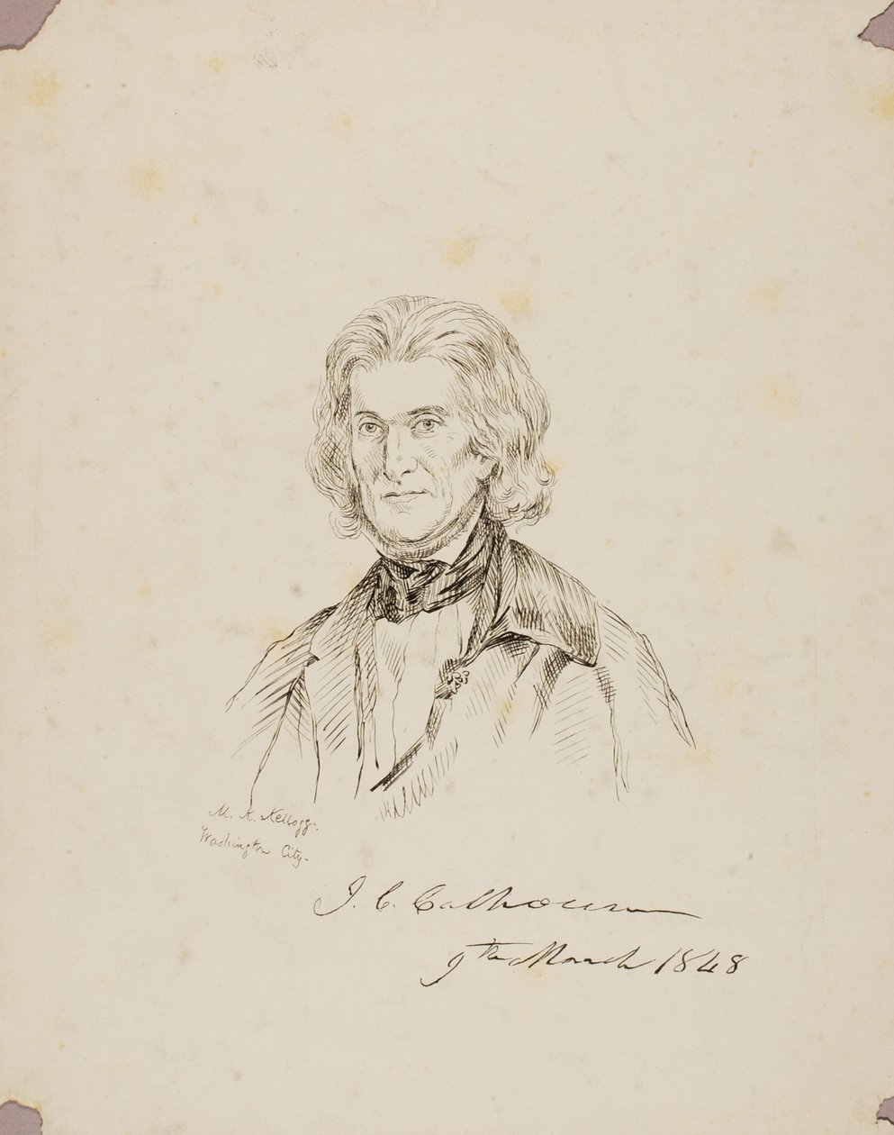 J. C. Calhoun by Miner Kilbourne Kellogg