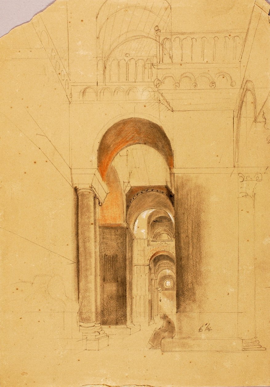 Mosque Interior by Miner Kilbourne Kellogg