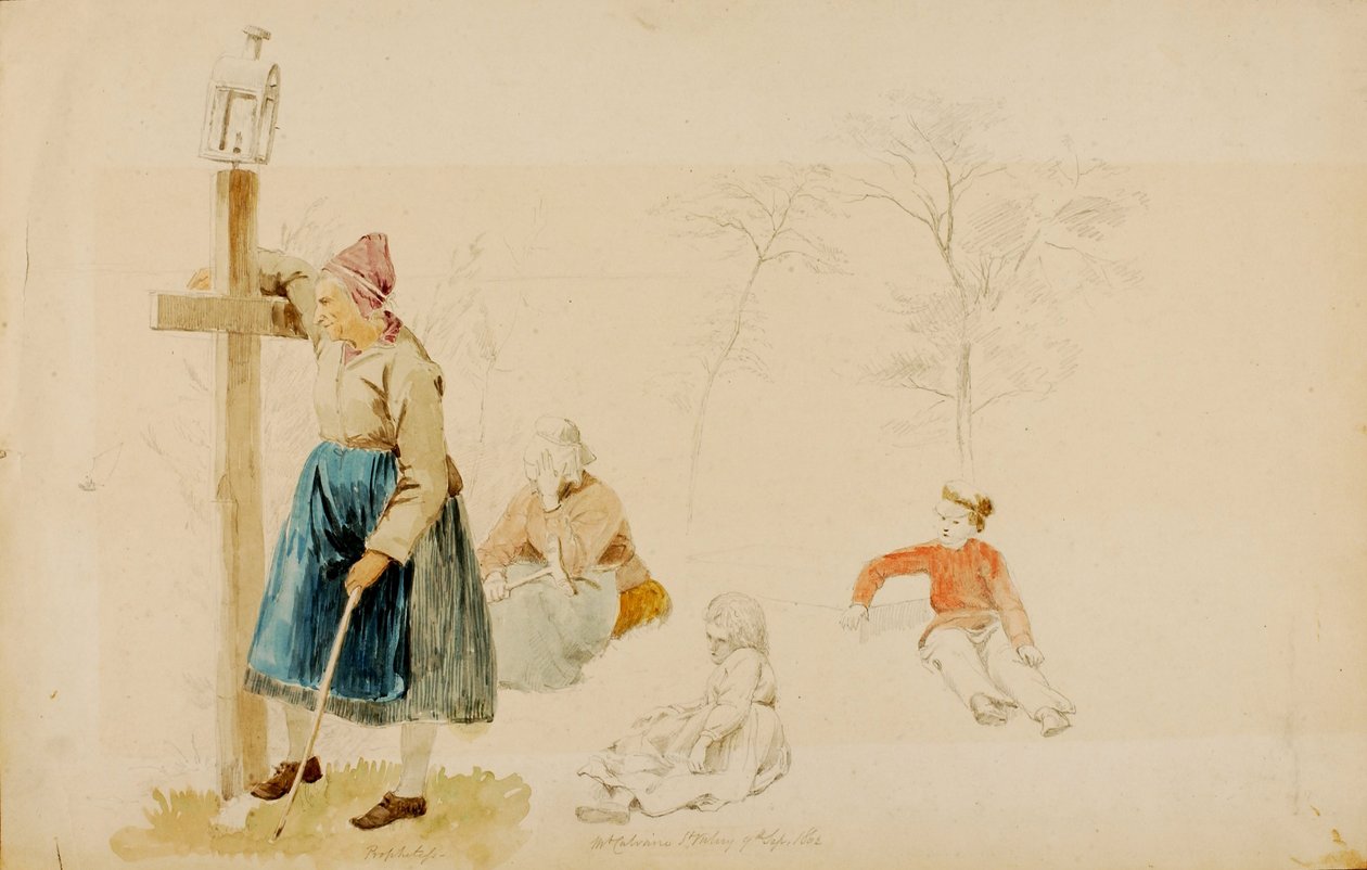 Peasant Figures by Miner Kilbourne Kellogg