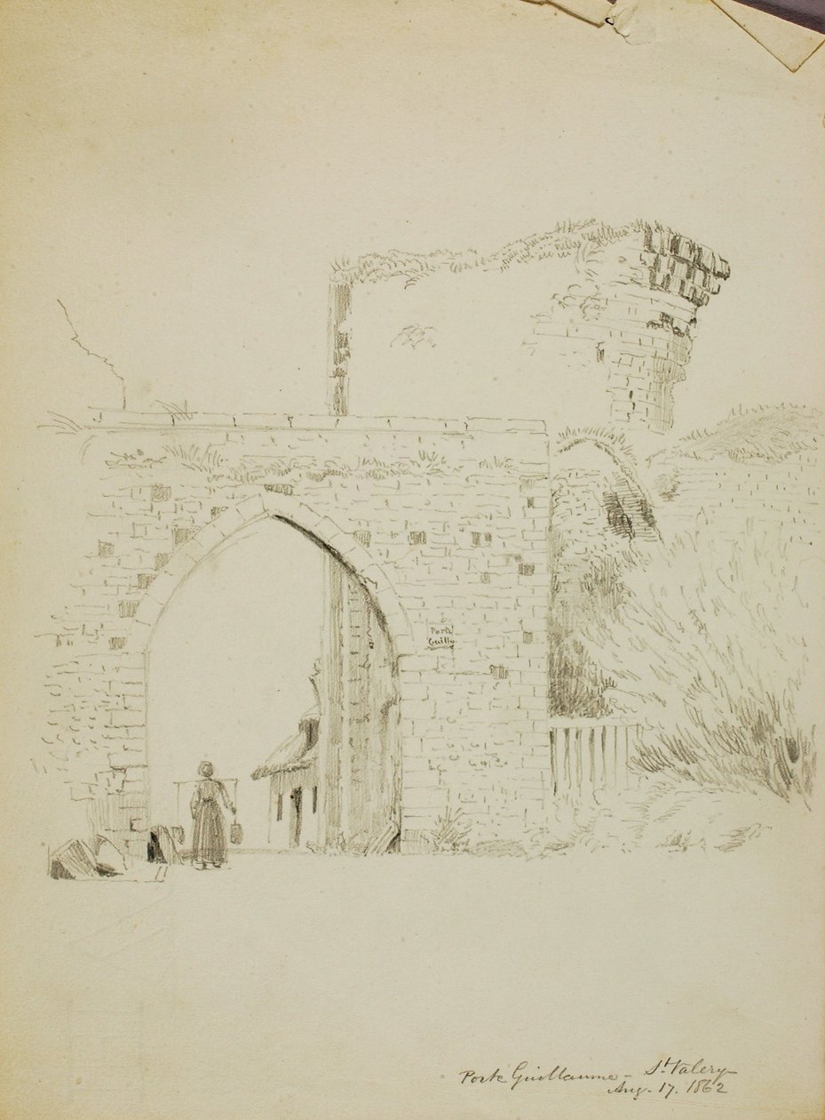 Porte Guillaume, St. Valery by Miner Kilbourne Kellogg
