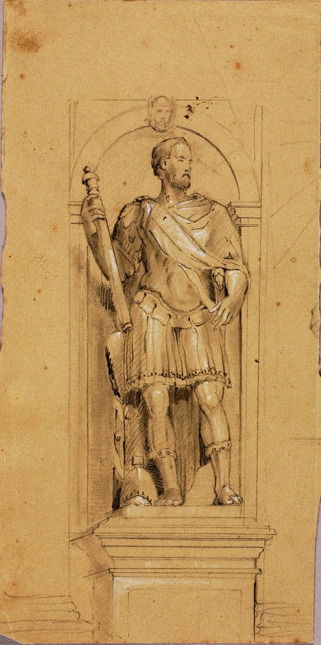Statue of the Duke of Urbino by Miner Kilbourne Kellogg