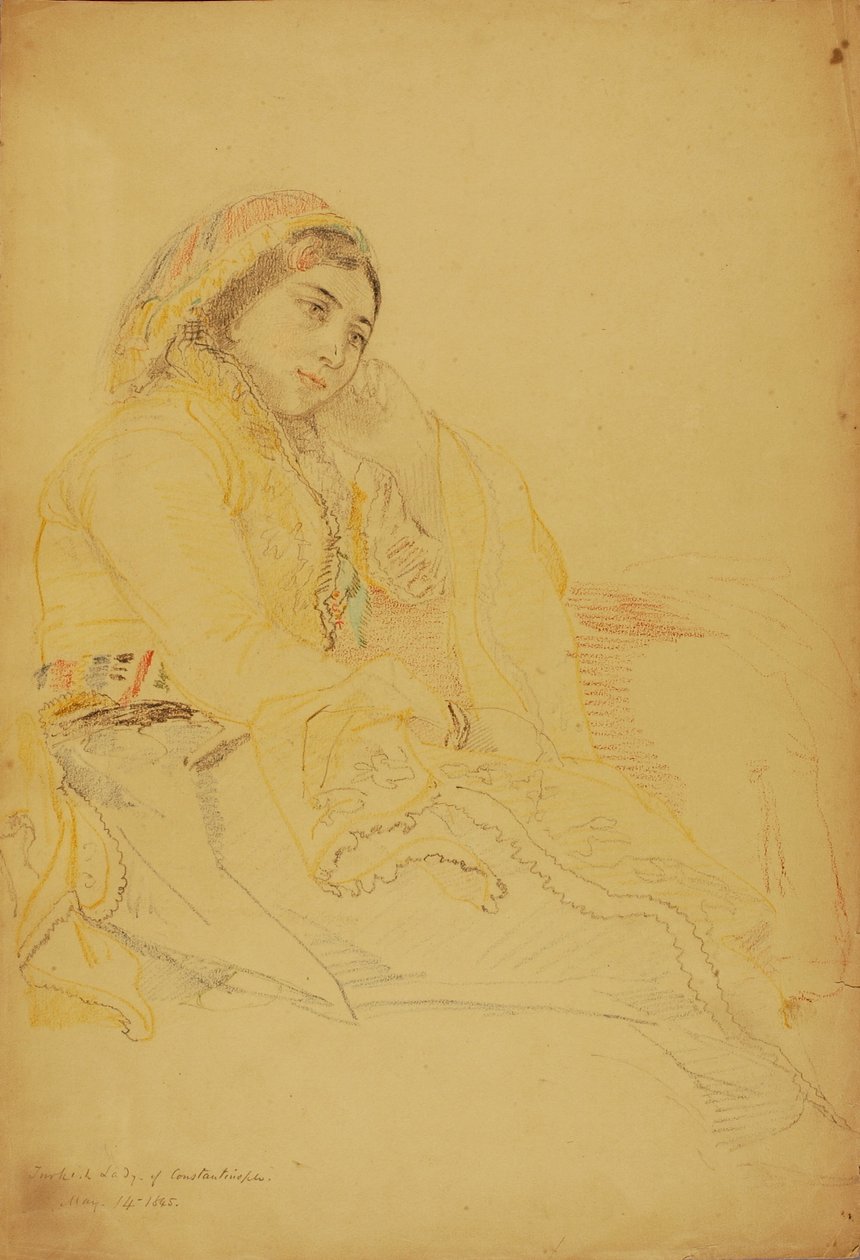 Turkish Lady of Constantinople by Miner Kilbourne Kellogg