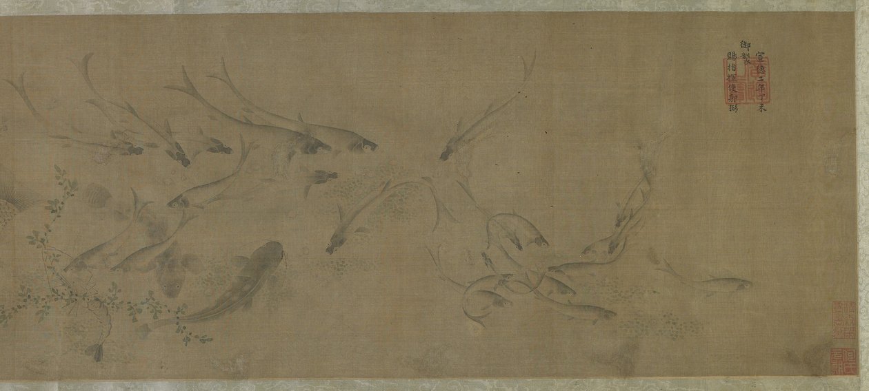 Fish and Water Weeds by Ming Dynasty Chinese School