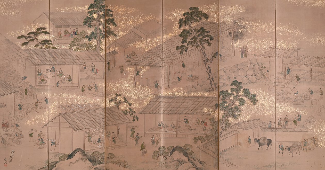 Activity At A Kiln by Minzan Minzan