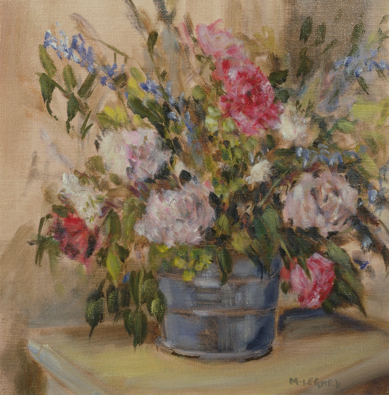 Flowers in a Bucket by Miranda Legard