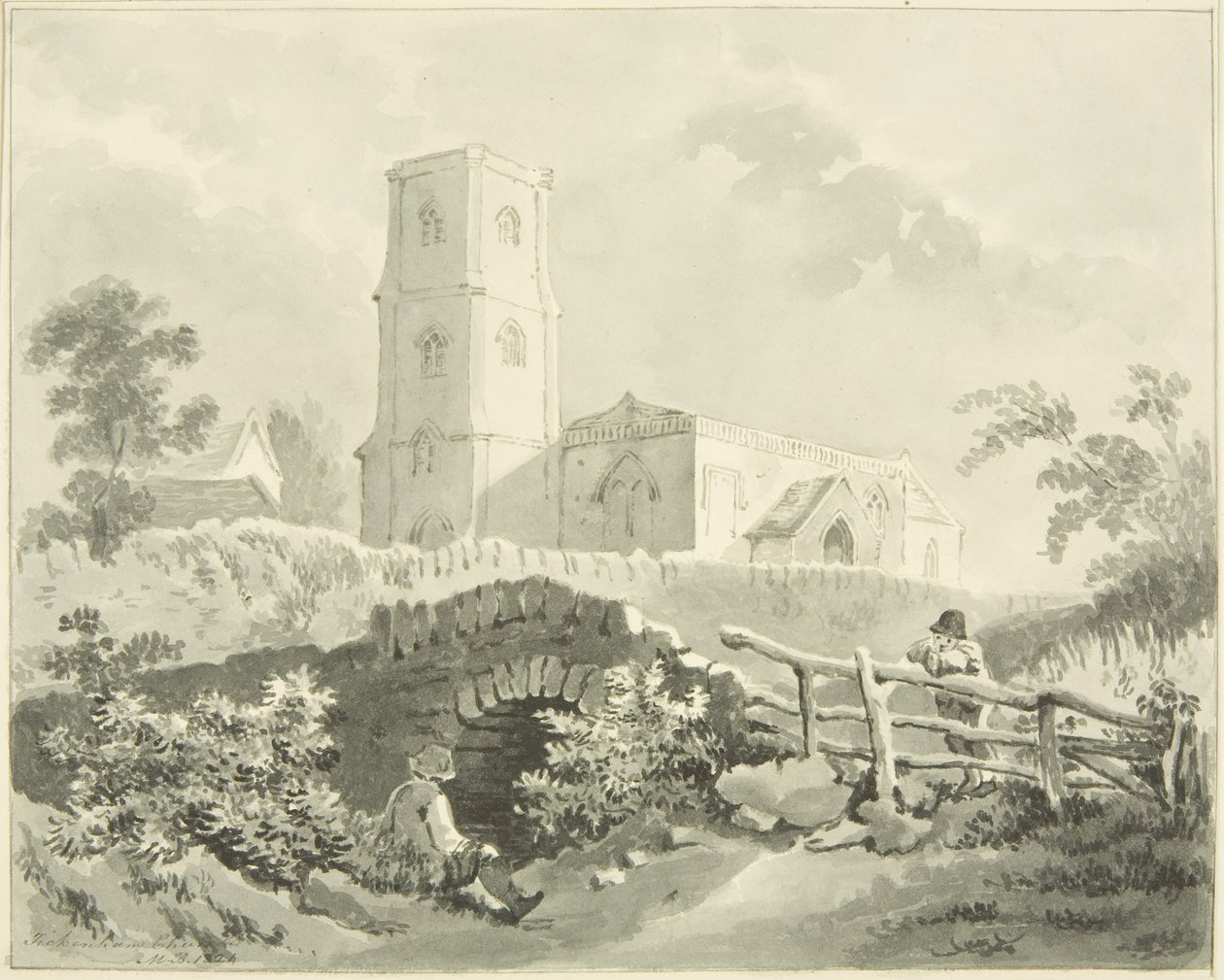 Tickenham Church by Miss Martha Bird