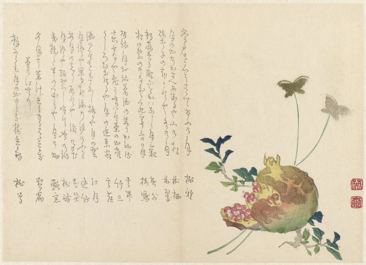 Pomegranate by Miyake Eisai