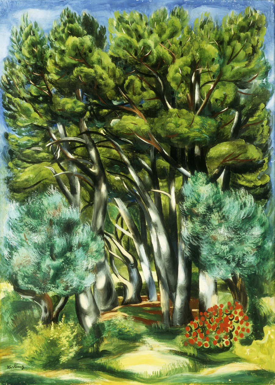 Landscape by Moise Kisling