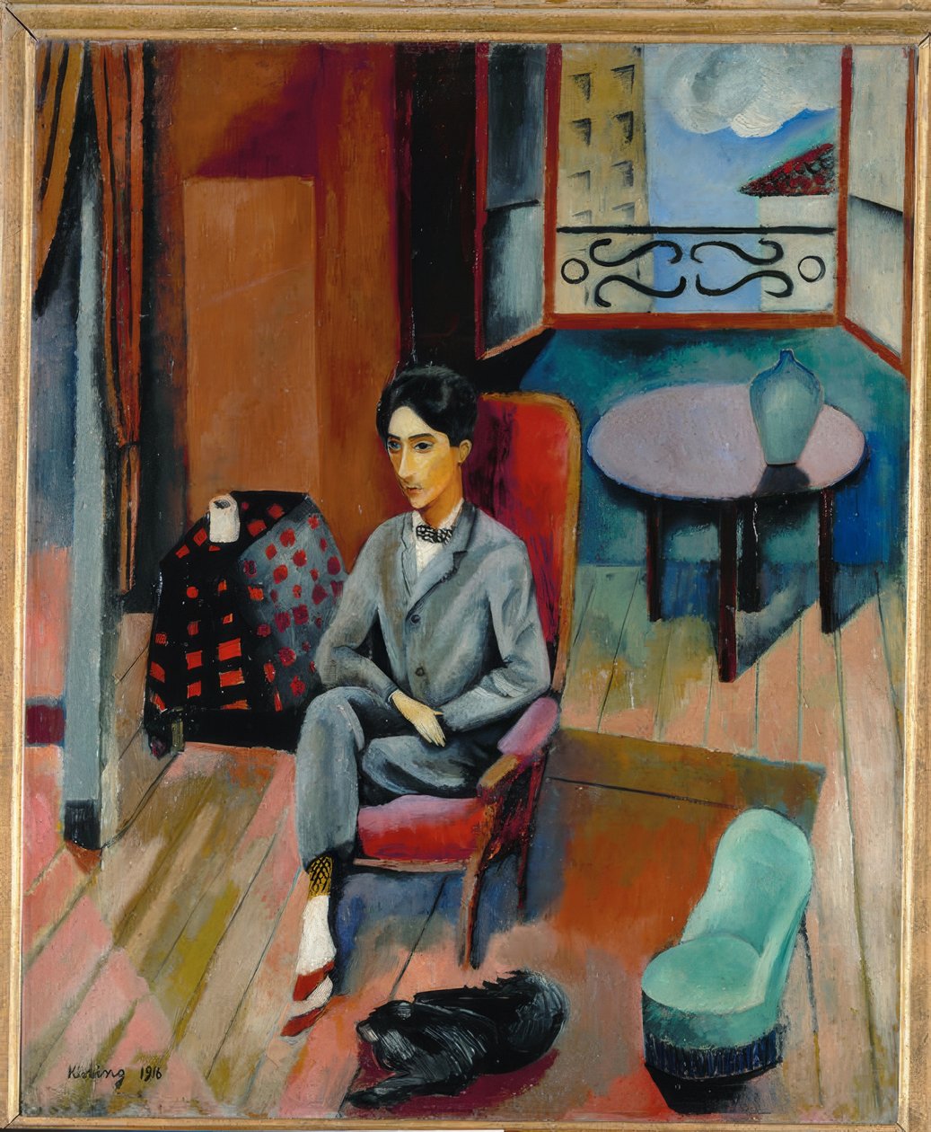 Portrait of Jean Cocteau by Moise Kisling