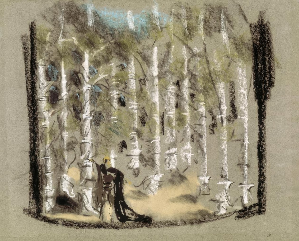 Stage Design: The Forest by Molière