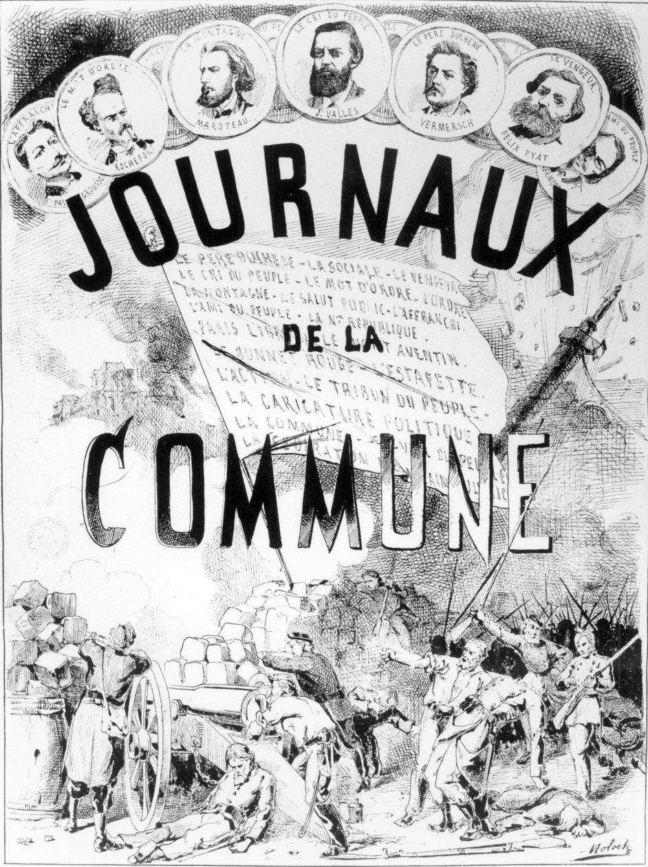 Newspapers of the Commune in Paris, 1870-71 by Moloch