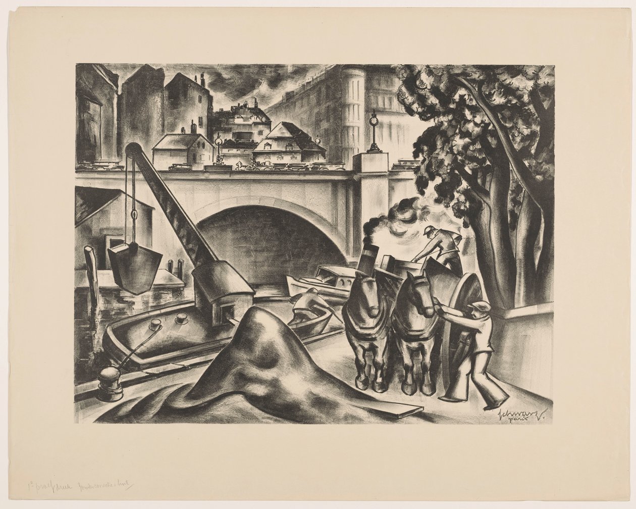 Seine Quay in Paris, Five Different Proofs by Mommie Schwarz