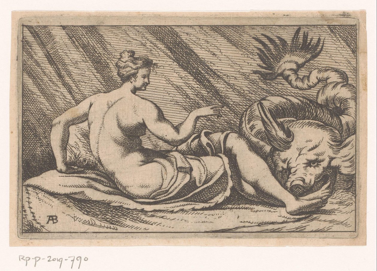 Hesione visited by a sea monster by Monogrammist AB