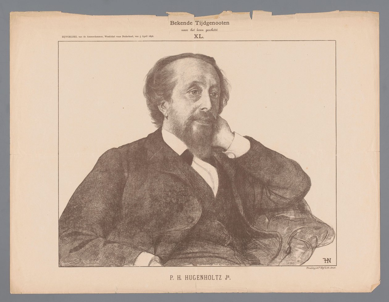 P.H. Hugenholtz Jr. by Monogrammist HN