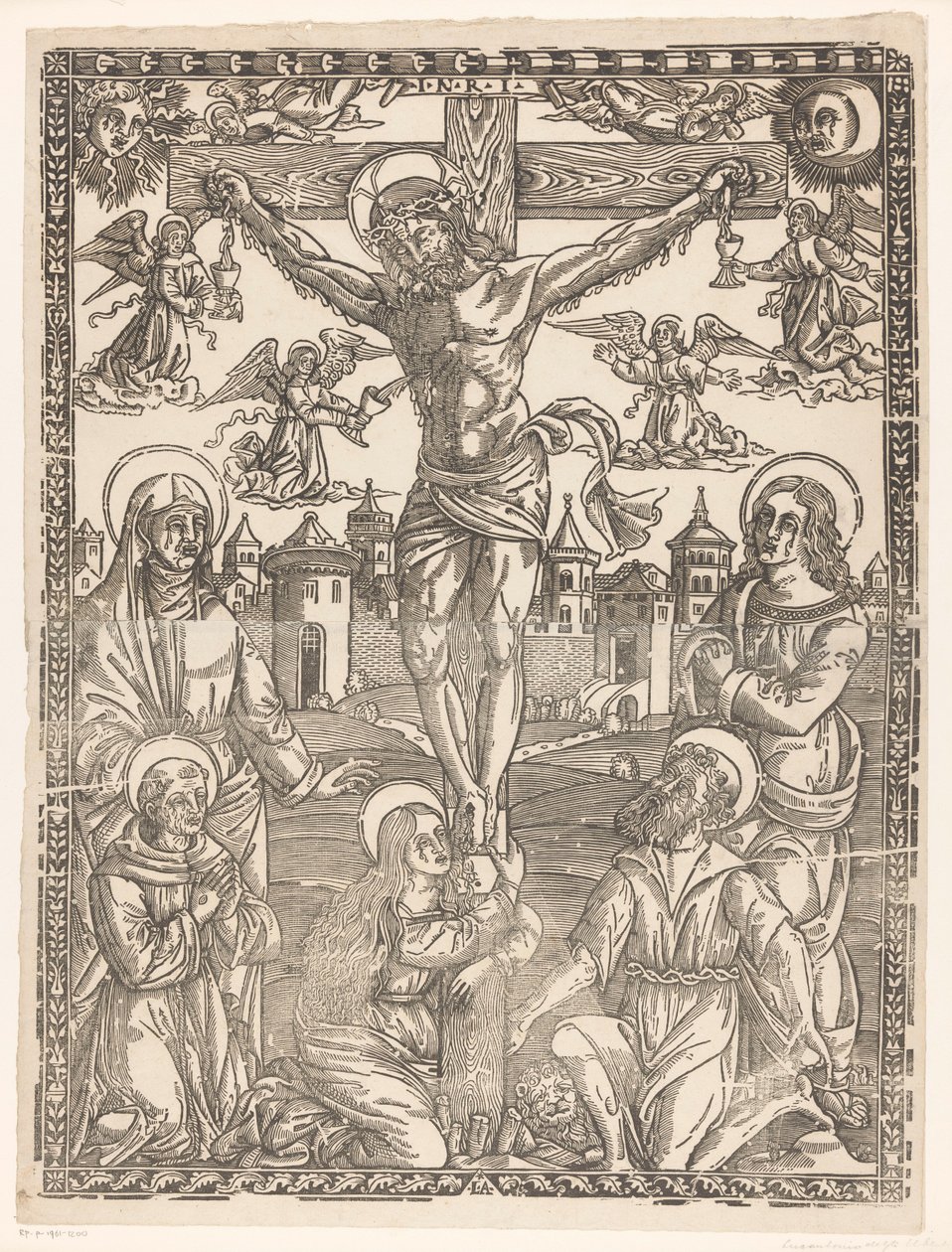 Crucifixion of Christ by Monogrammist LA