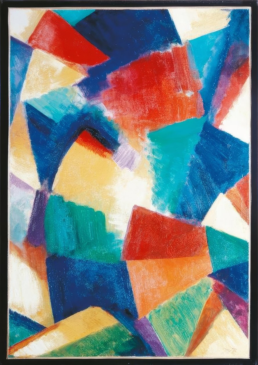 Synchromy in Blue Violet. Study by Morgan Russell
