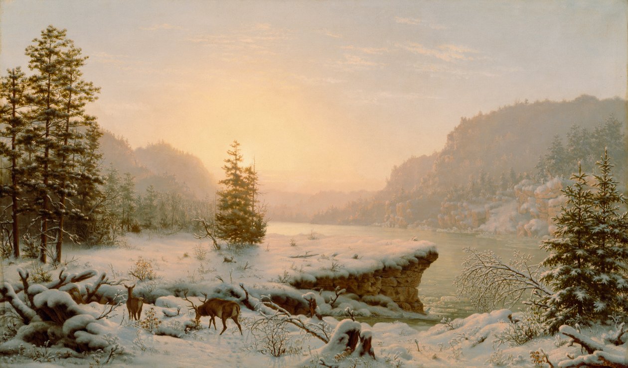 Winter Landscape by Mortimer L. Smith