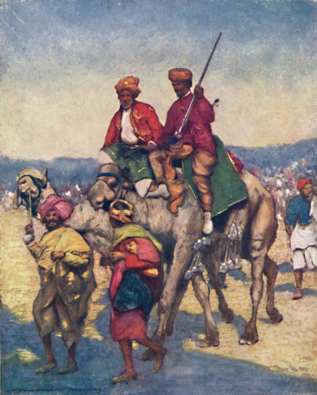 Camels from Mysore, 1903 by Mortimer L Menpes