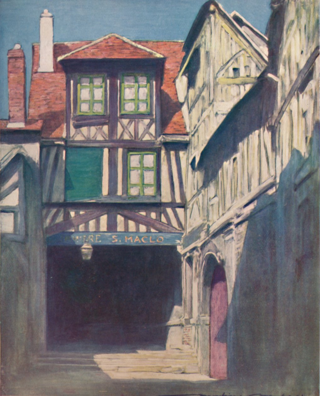 Rouen by Mortimer L Menpes