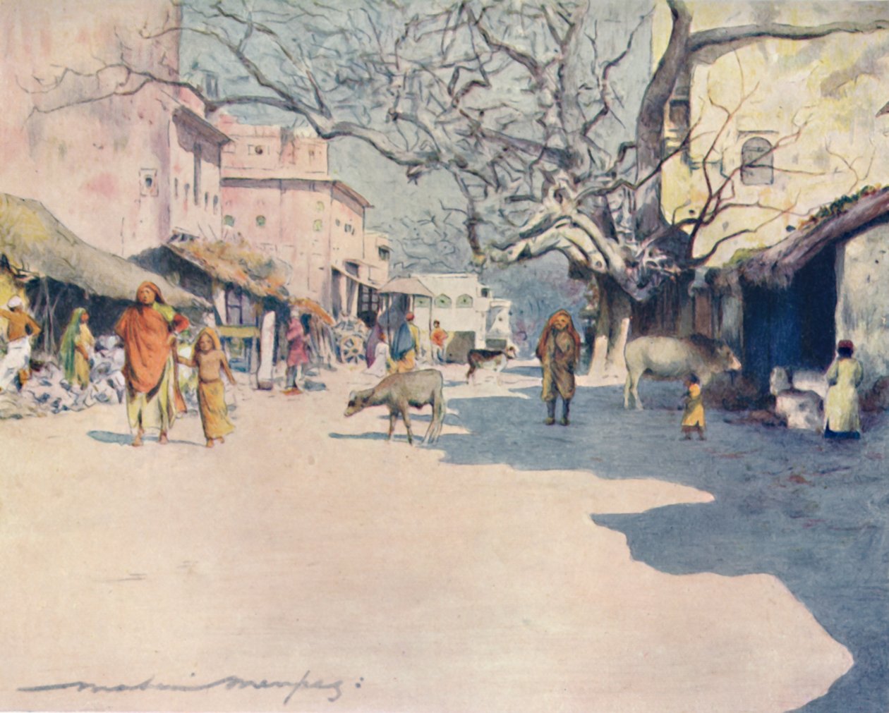 Mid-day, Jeypore, 1905 by Mortimer Ludington Menpes