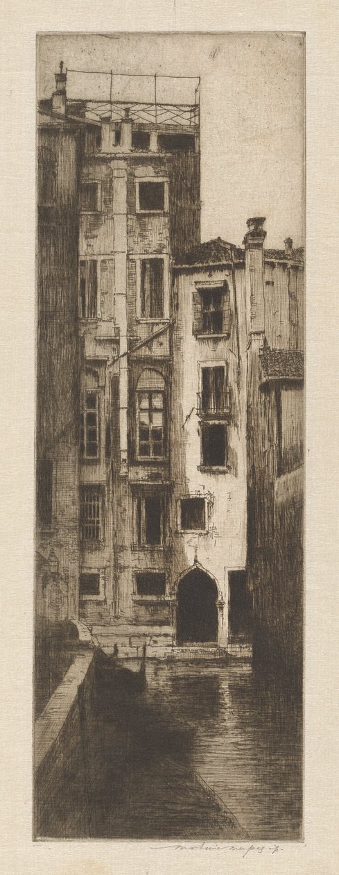 Back by Way Canal by Mortimer Menpes