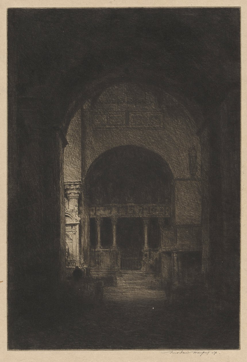 Interior of St. Mark by Mortimer Menpes