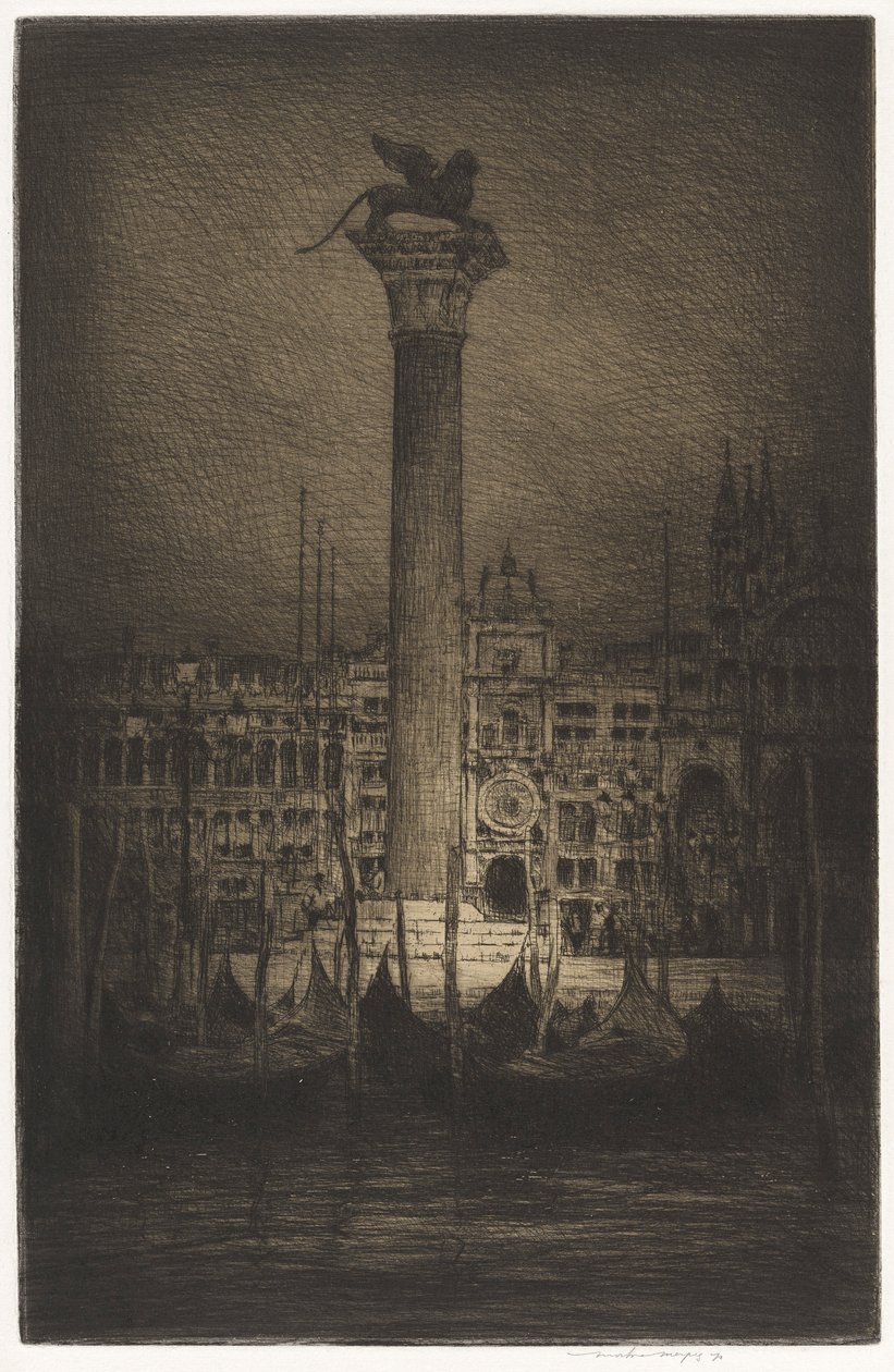 Lion of St. Mark by Mortimer Menpes