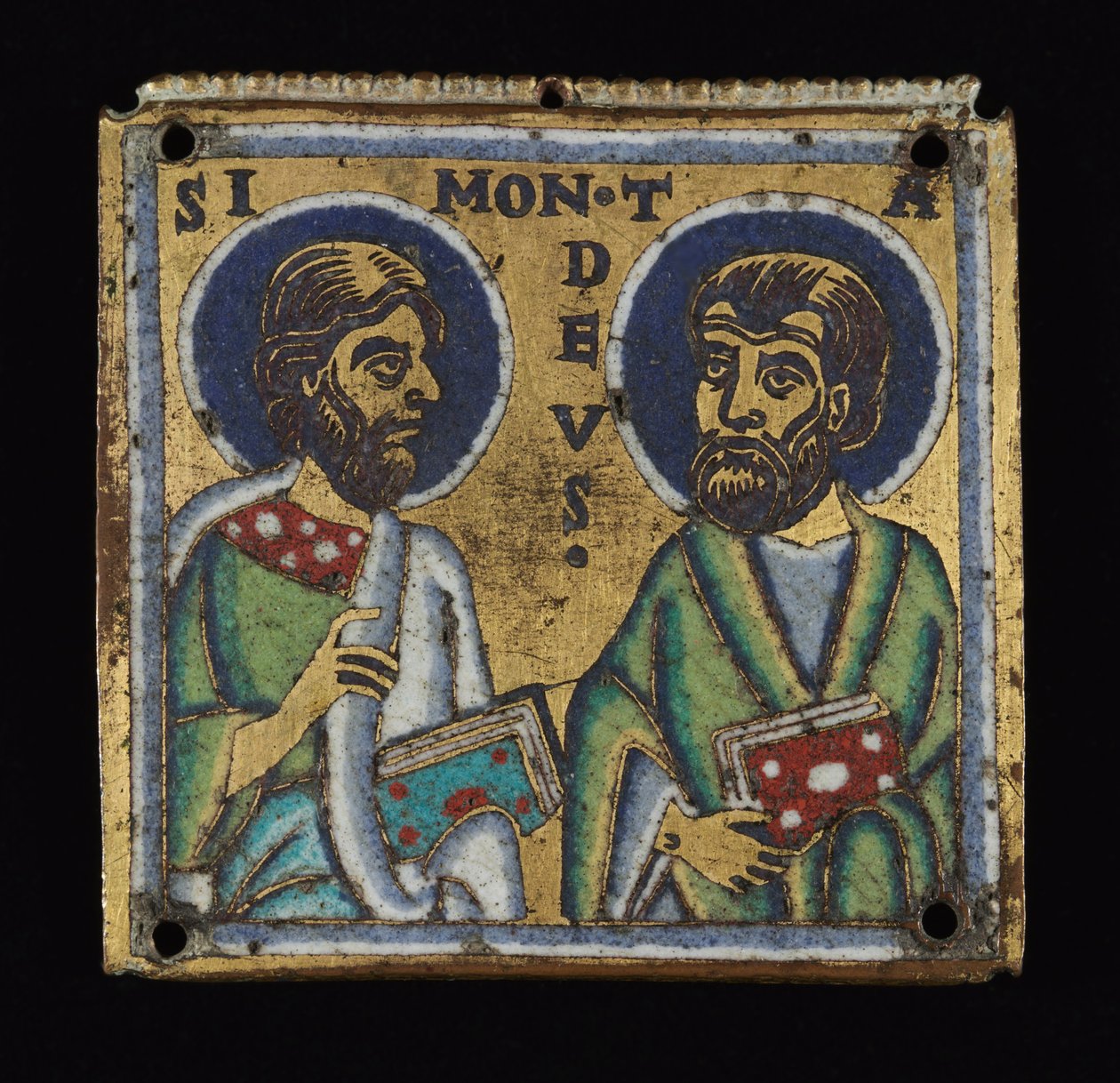 Plaque: Simon and Thaddaeus by Mosan School