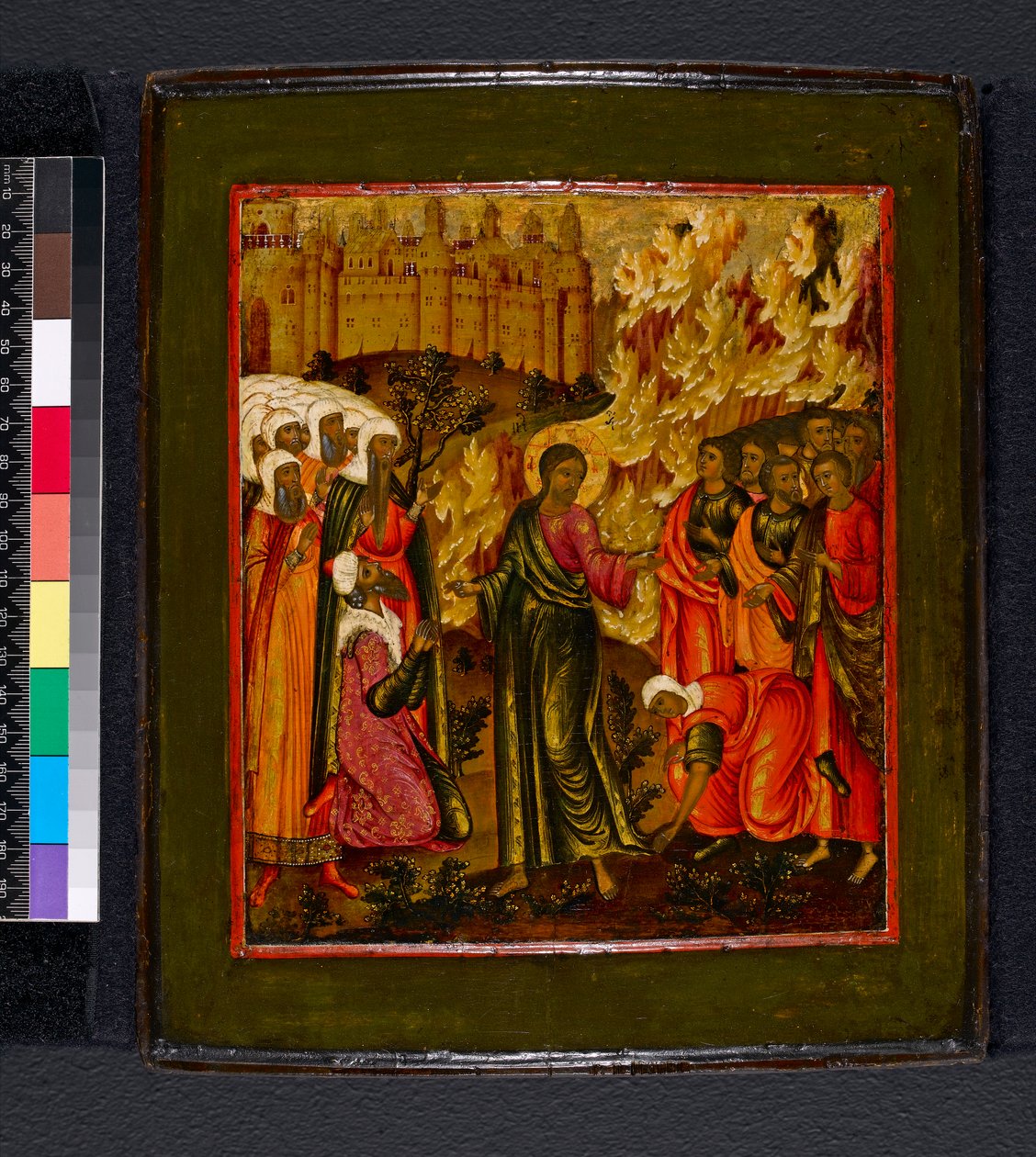 Icon. Unidentified Gospel Subject by Moscow School
