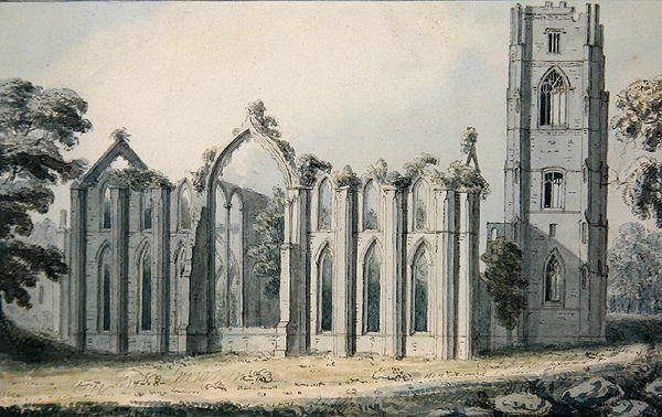 Fountains Abbey by Moses Griffith