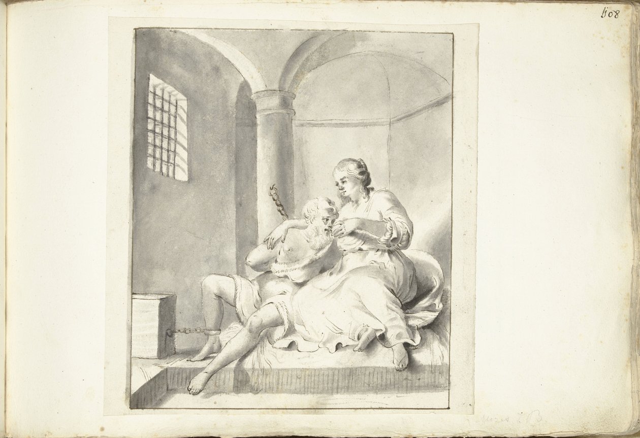 Cimon and Pero (Roman Charity) by Moses Ter Borch