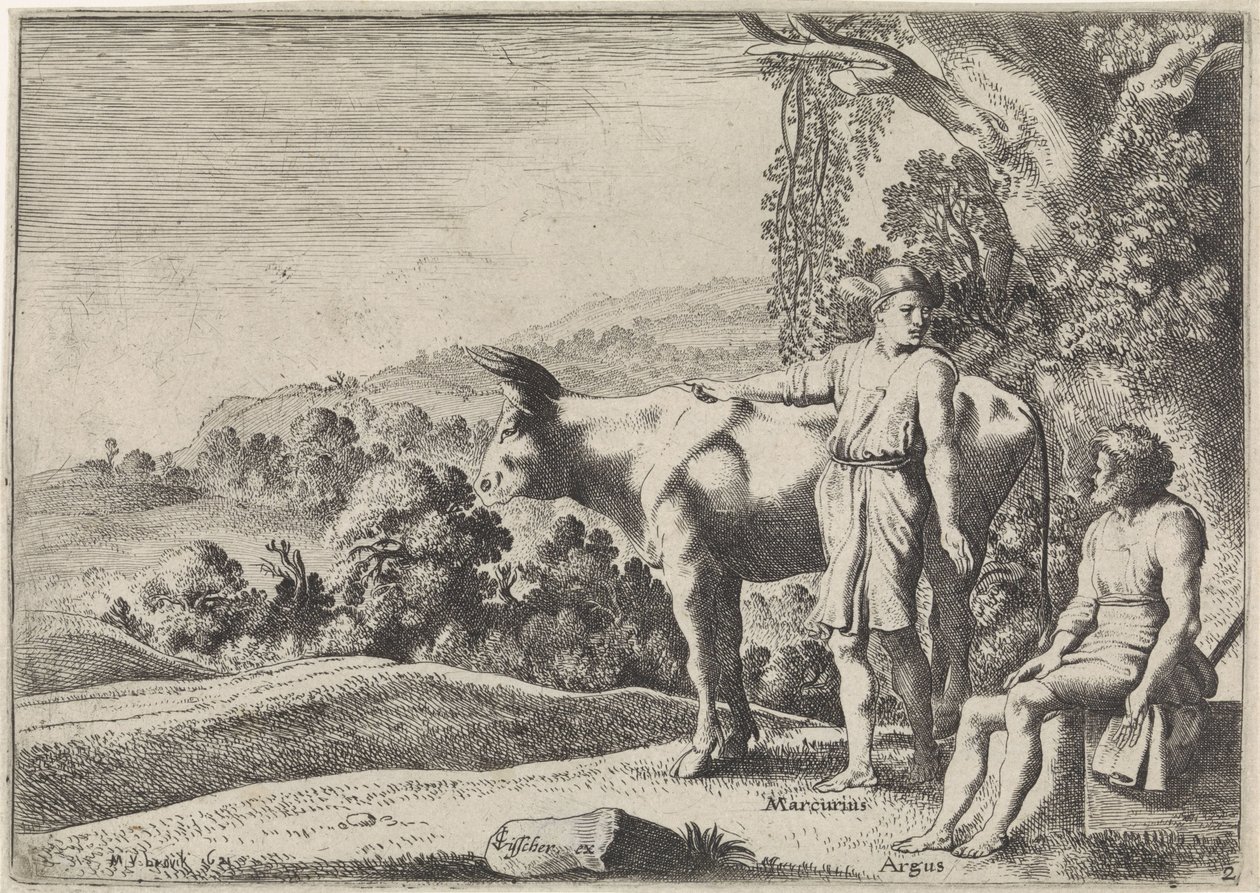 Mercury Talking to Argus by Moyses van Wtenbrouck