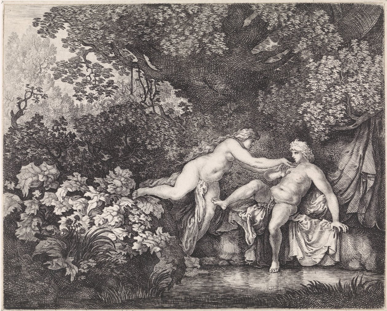 Salmacis and Hermaphroditus by Moyses van Wtenbrouck