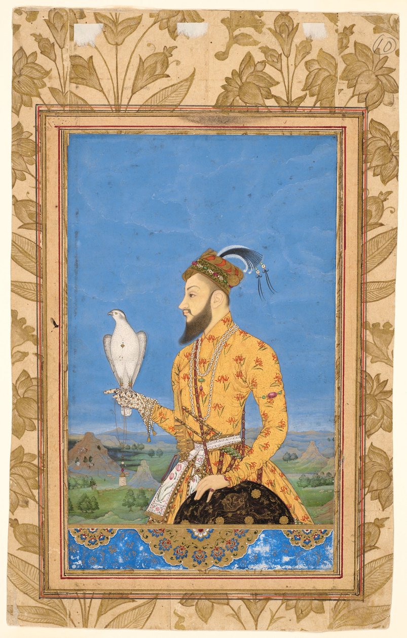 Portrait of Prince Azam Shah by Mughal School