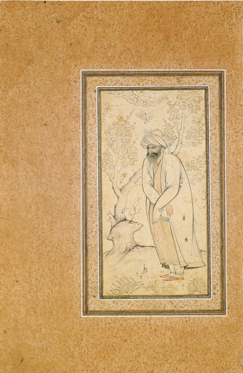 A Standing Dervish by Muhammad Muhsin
