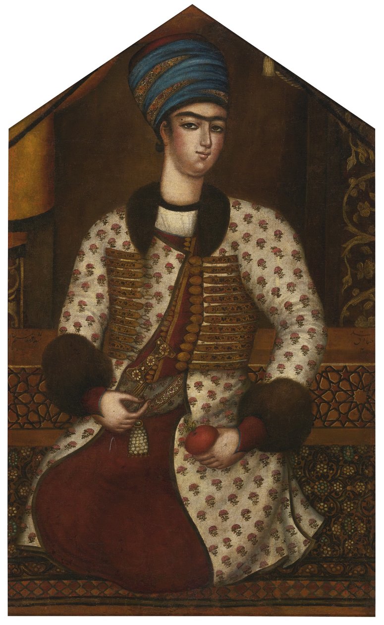 Portrait of Rustam Khan Zand by Muhammad Sadiq