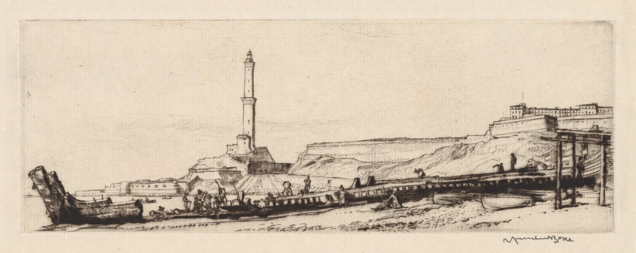The Lantern, Genoa by Muirhead Bone