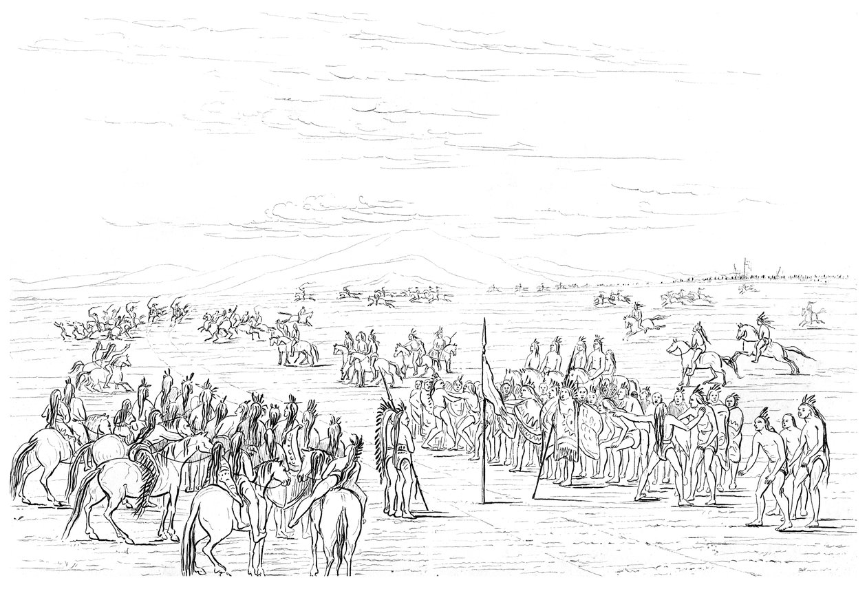 Native American Horse Race by Myers and Co