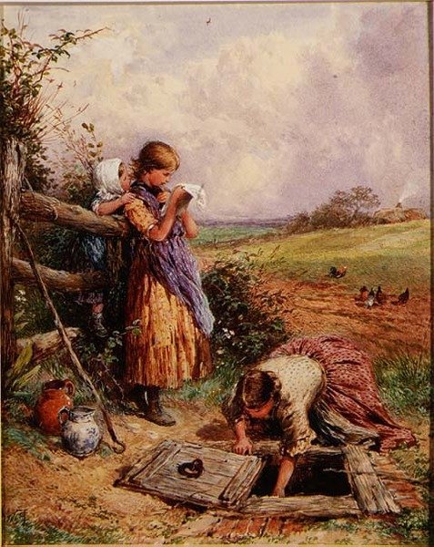 At The Well by Myles Birket Foster