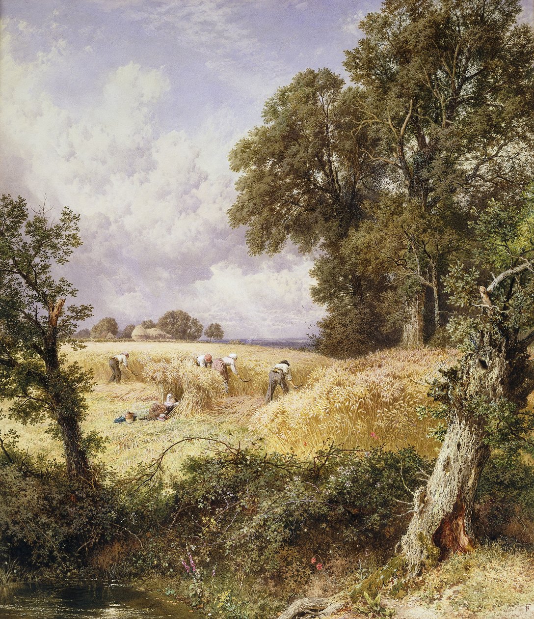 The Reapers by Myles Birket Foster