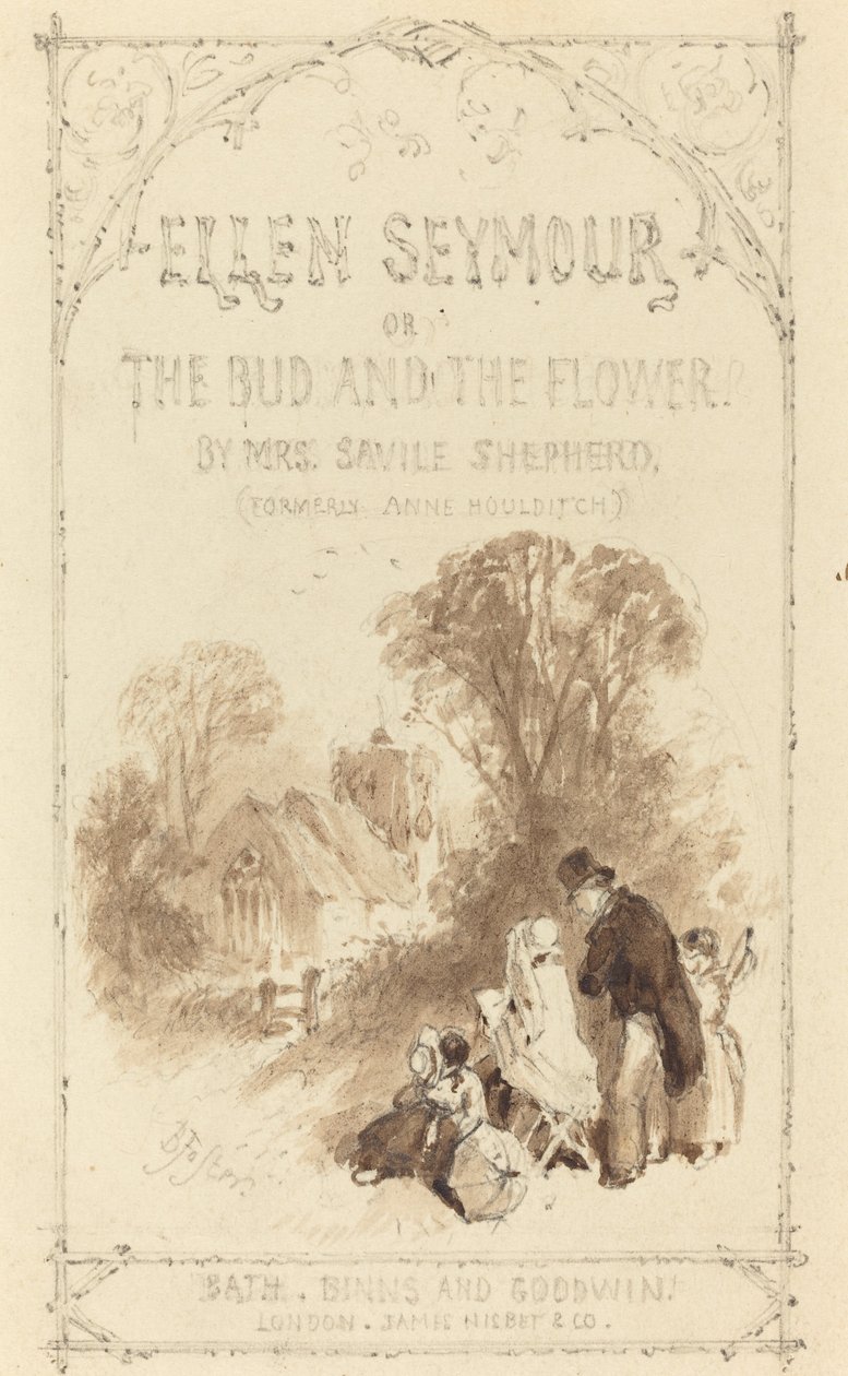 Title Page for "Ellen Seymour" by Myles Birket Foster