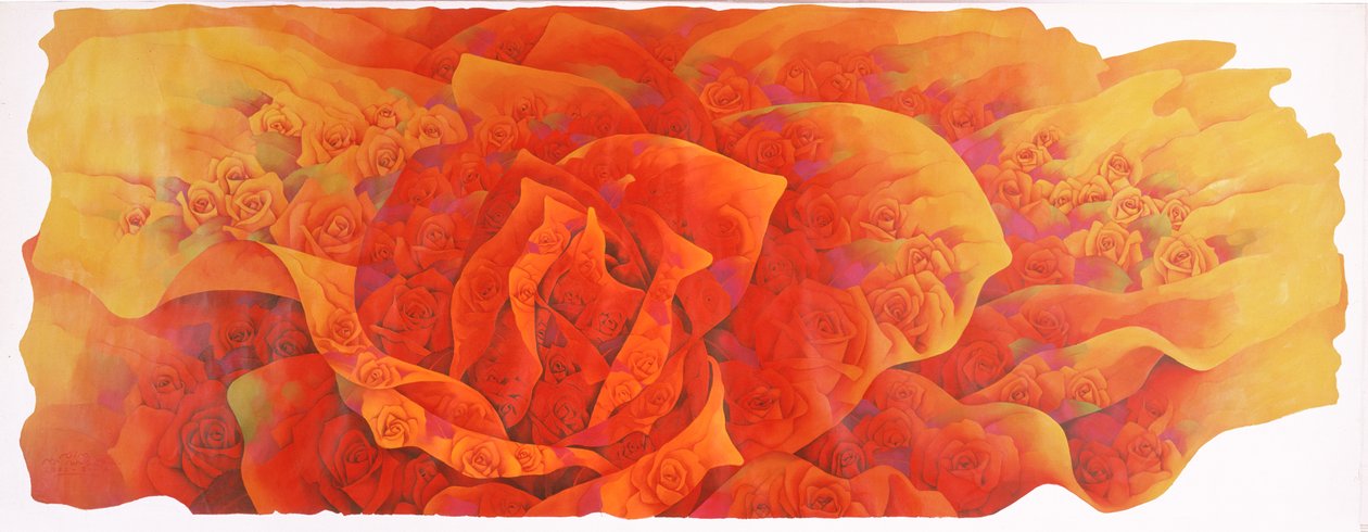 A Great Rose by Myung Bo Sim