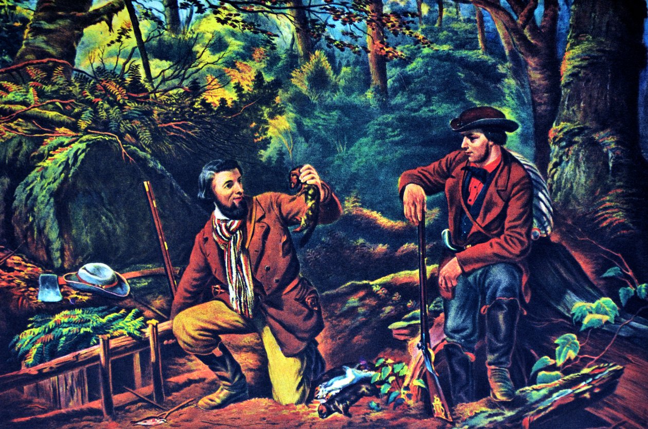 Mink Trapping Prime by N. and Ives, J.M. Currier