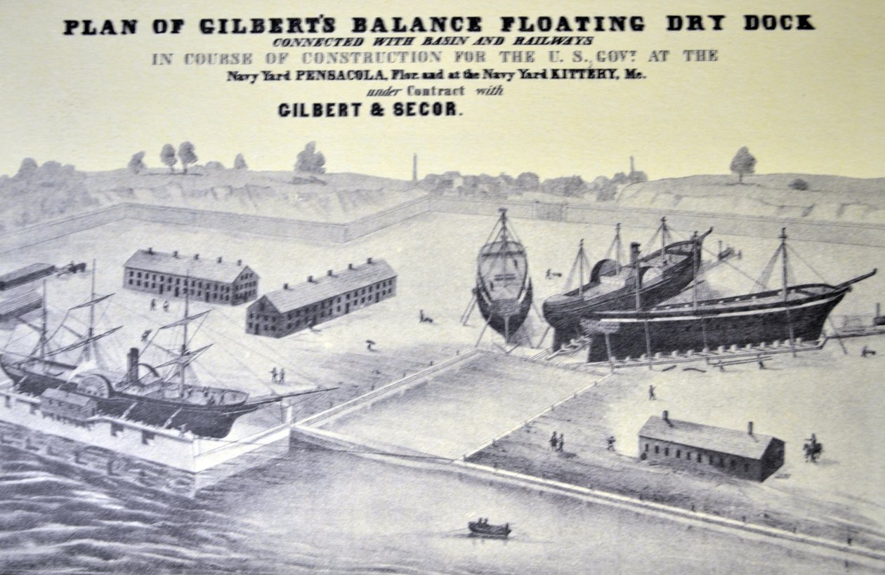 Currier & Ives Illustration 19th Century. Plan of Gilbert