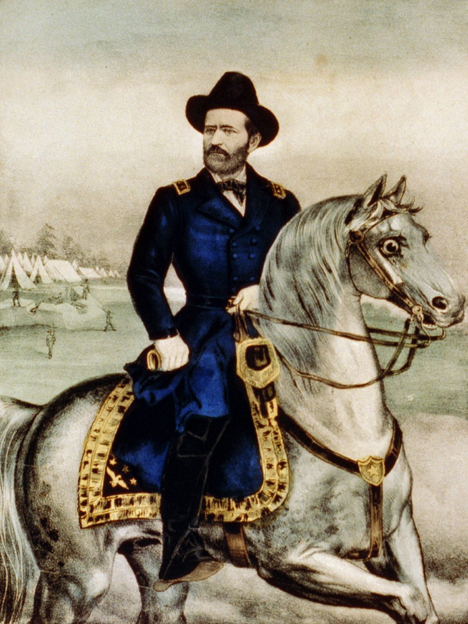 Lieutenant General Ulysses S. Grant, 1880 by N. and Ives, J.M. Currier